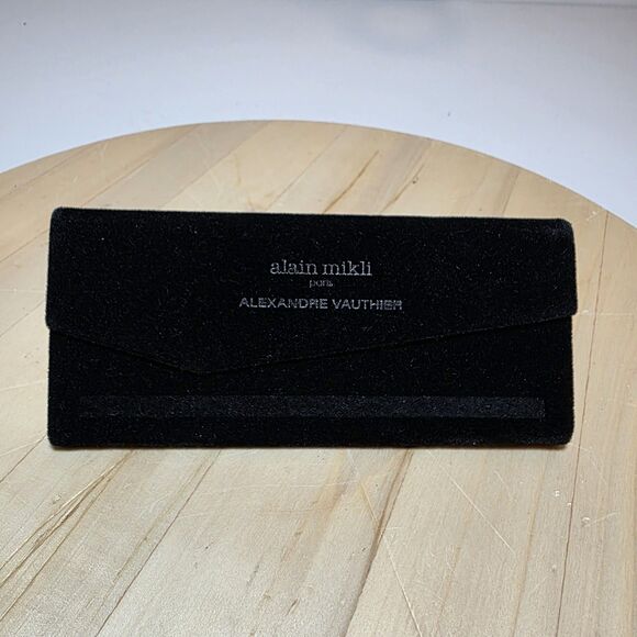 Alain Mikli Paris Alexandre Vauthier Dark Brown Velvet Sunglass Eyeglass Case - Picture 1 of 10